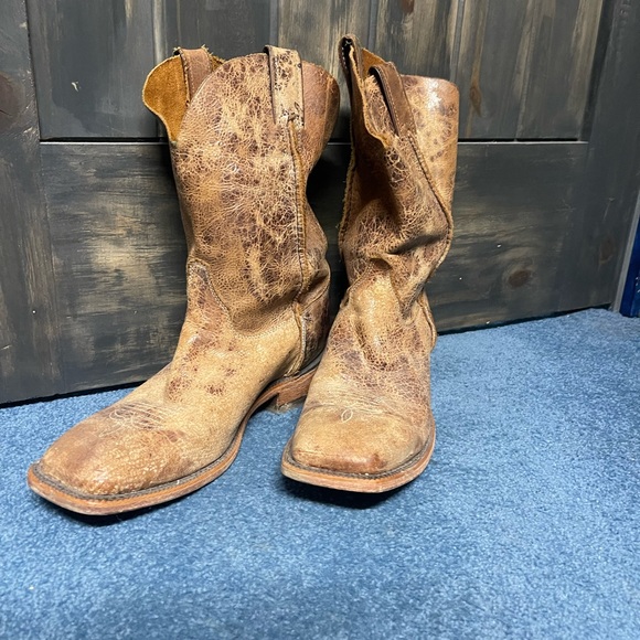 EUC Men’s Justin Boots size 10 - Picture 2 of 4